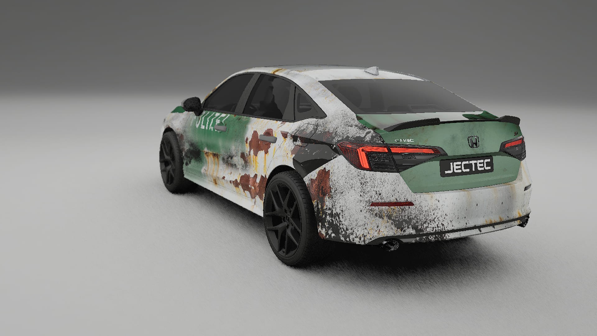 Honda Civic Si COBRA 11 – Designový Wrap PPF Fólie na auto - tisknutelný polyuretan