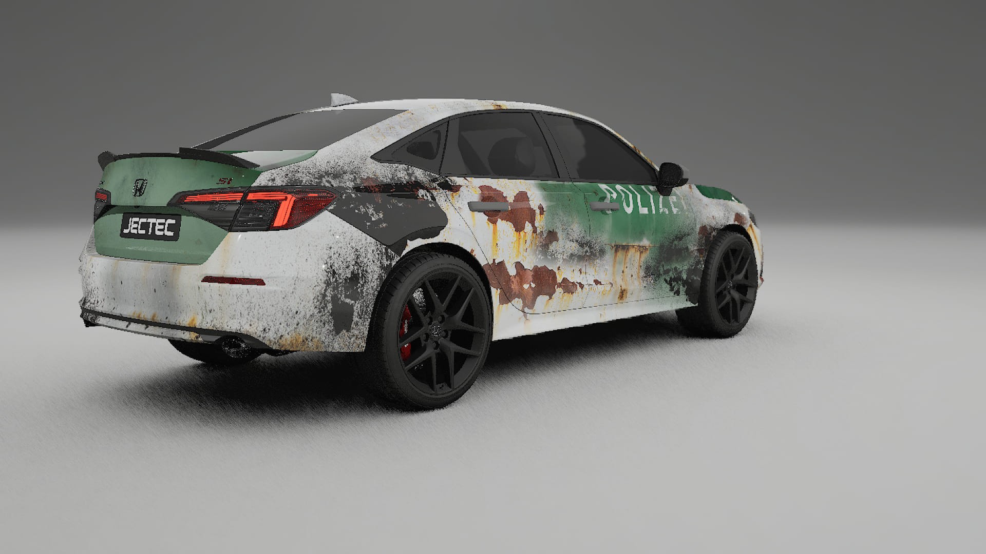 Honda Civic Si COBRA 11 – Designový Wrap PPF Fólie na auto - tisknutelný polyuretan