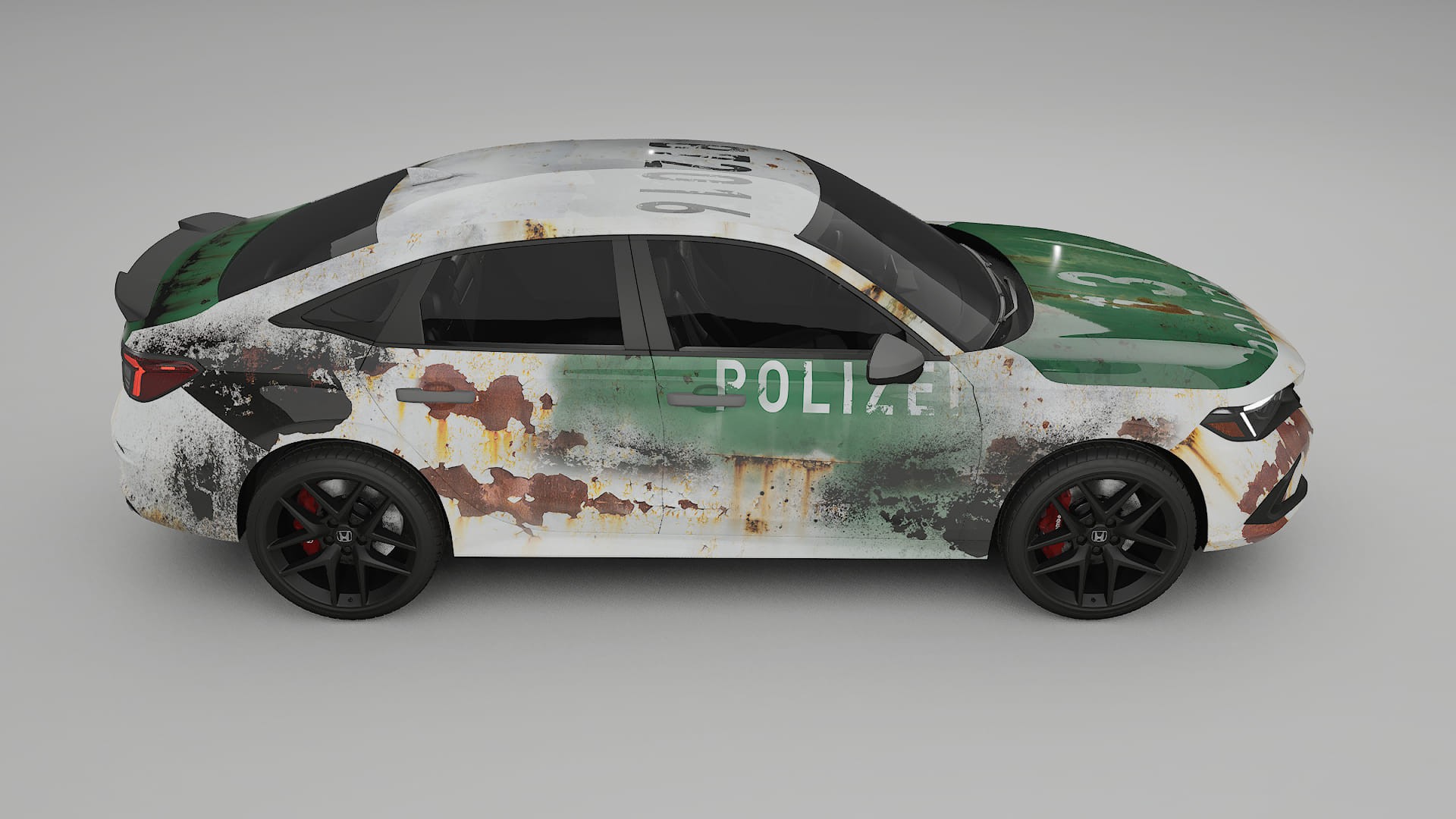 Honda Civic Si COBRA 11 – Designový Wrap PPF Fólie na auto - tisknutelný polyuretan