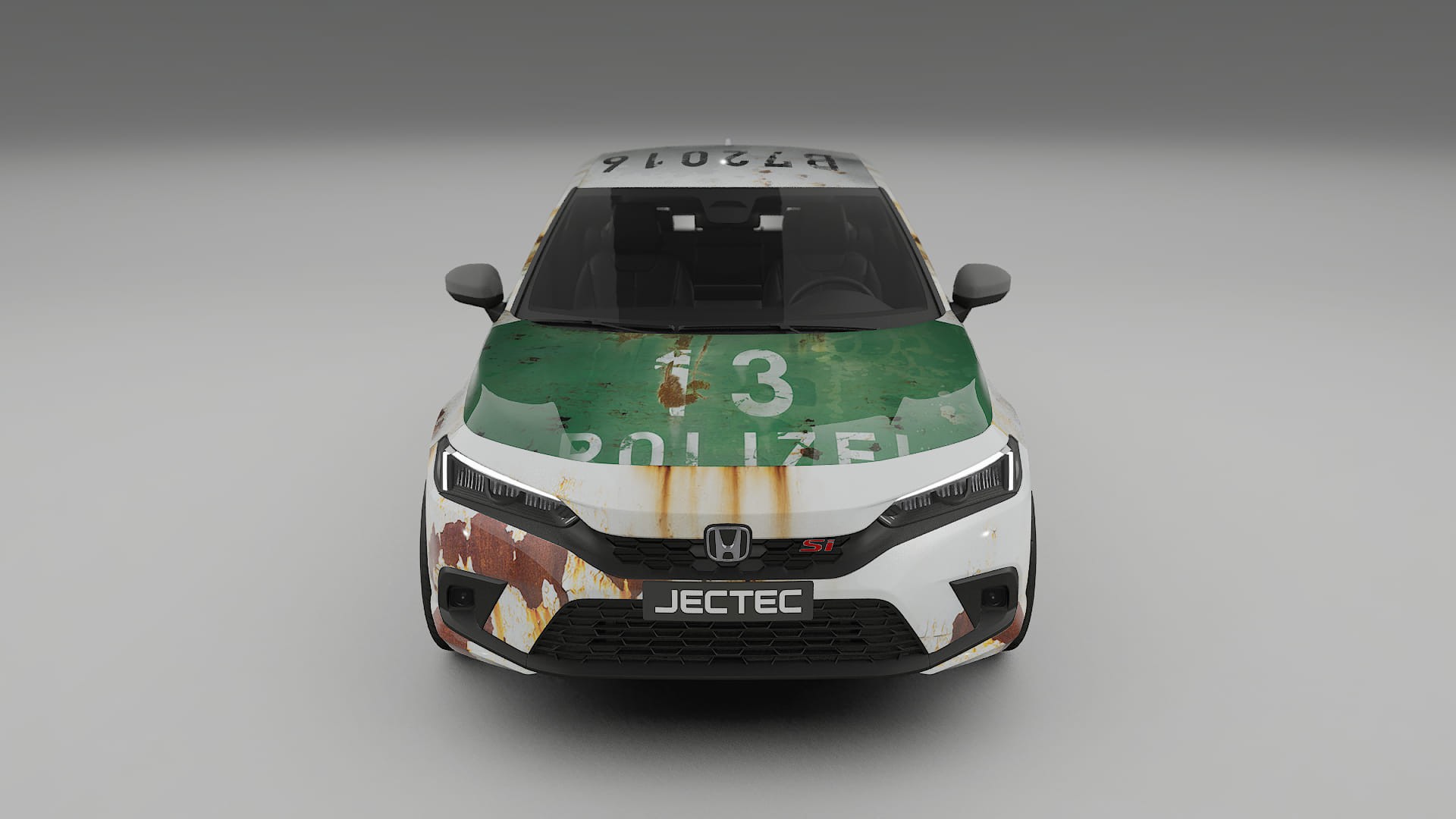 Honda Civic Si COBRA 11 – Designový Wrap PPF Fólie na auto - tisknutelný polyuretan