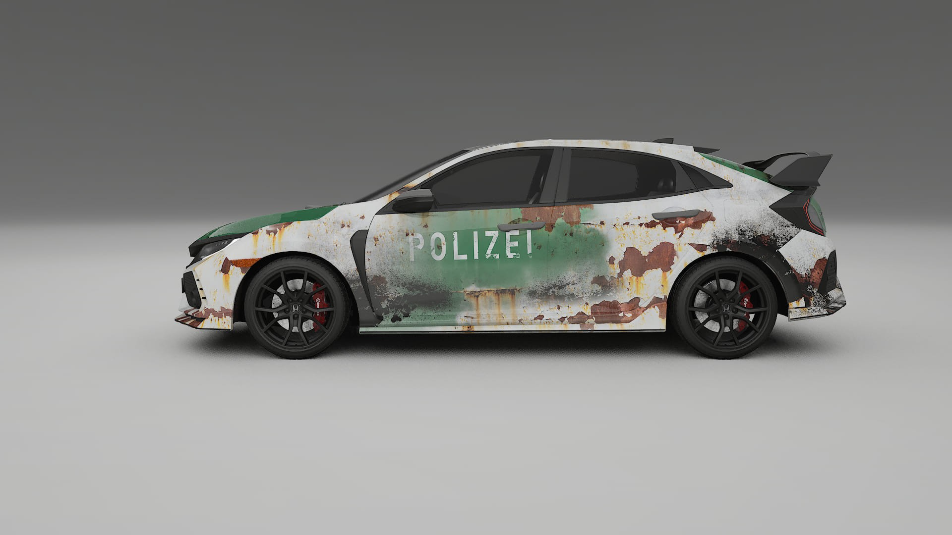 Honda Civic Type-R COBRA 11 – Designový Wrap PPF Fólie na auto - tisknutelný polyuretan