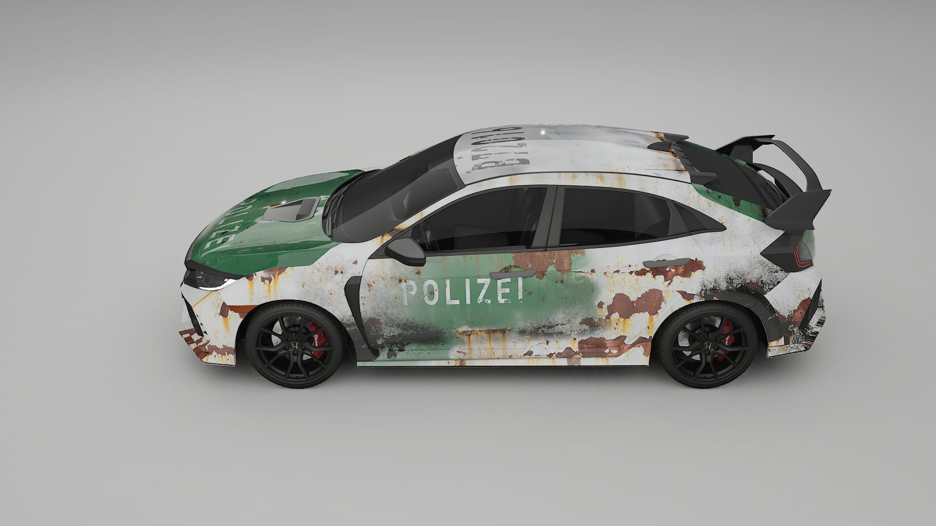 Honda Civic Type-R COBRA 11 – Designový Wrap PPF Fólie na auto - tisknutelný polyuretan