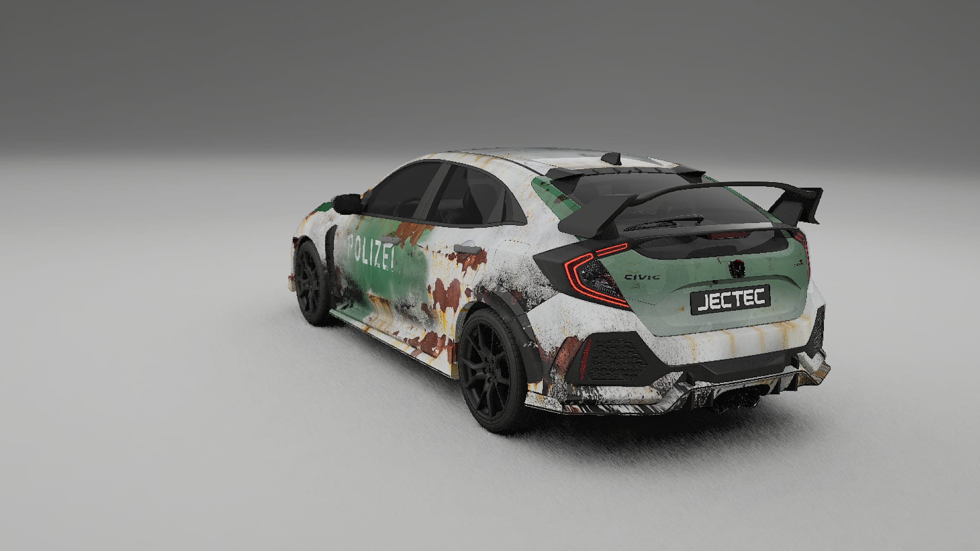 Honda Civic Type-R COBRA 11 – Designový Wrap PPF Fólie na auto - tisknutelný polyuretan