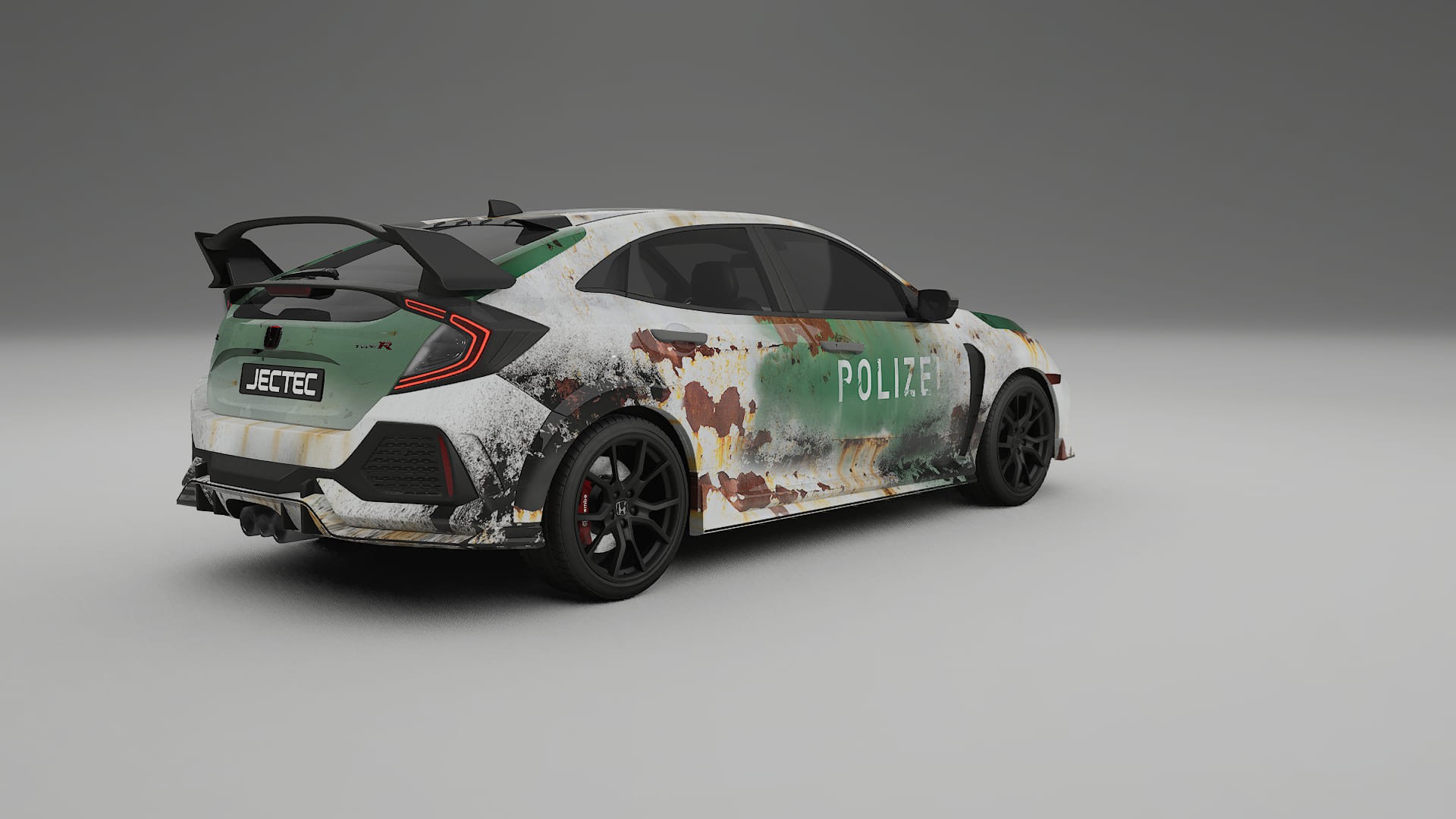 Honda Civic Type-R COBRA 11 – Designový Wrap PPF Fólie na auto - tisknutelný polyuretan