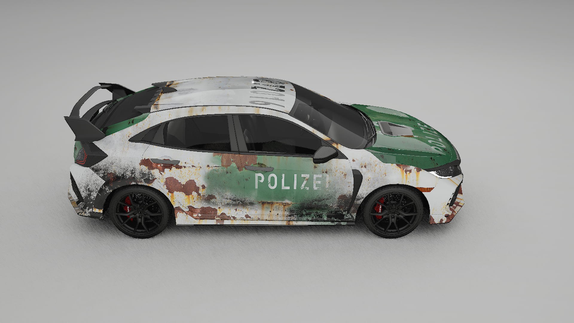 Honda Civic Type-R COBRA 11 – Designový Wrap PPF Fólie na auto - tisknutelný polyuretan