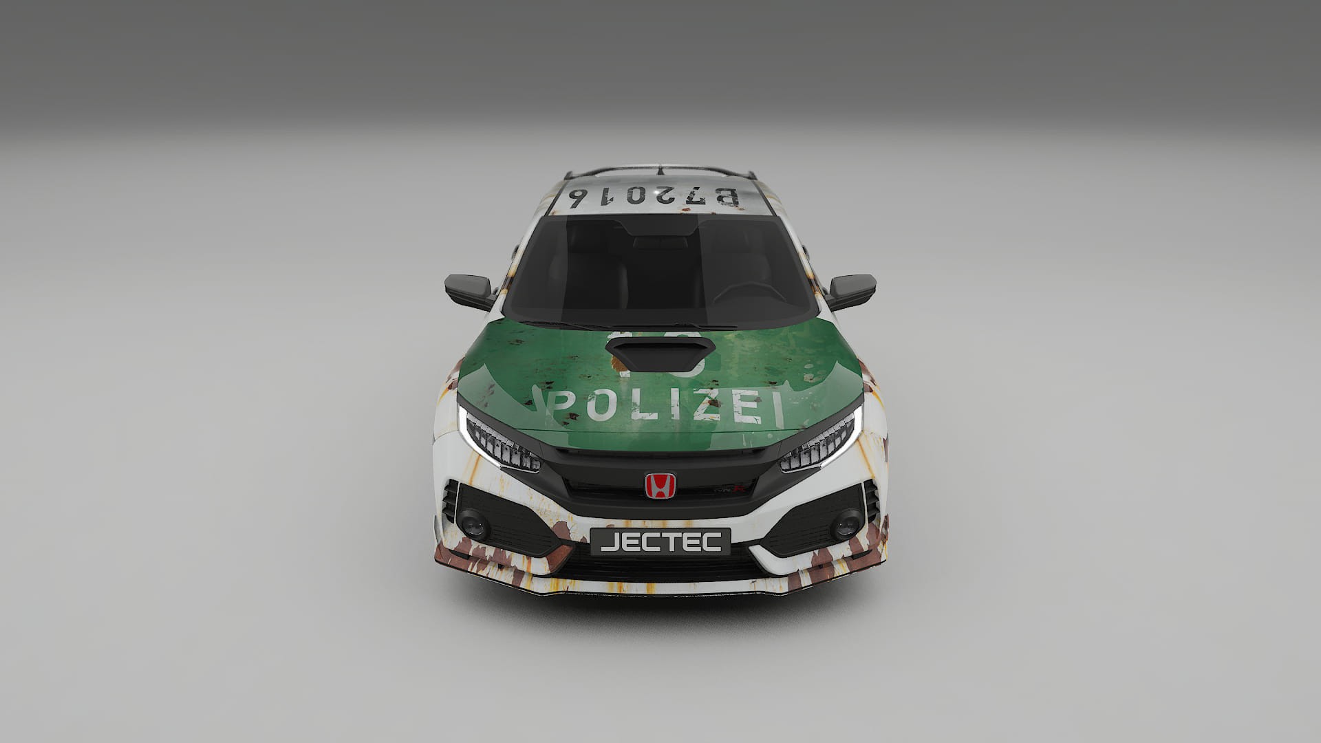 Honda Civic Type-R COBRA 11 – Designový Wrap PPF Fólie na auto - tisknutelný polyuretan