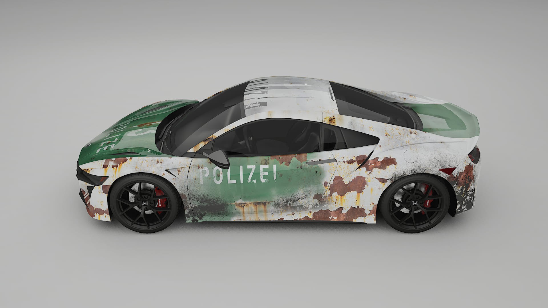Honda NSX prefacelift COBRA 11 – Designový Wrap PPF Fólie na auto - tisknutelný polyuretan