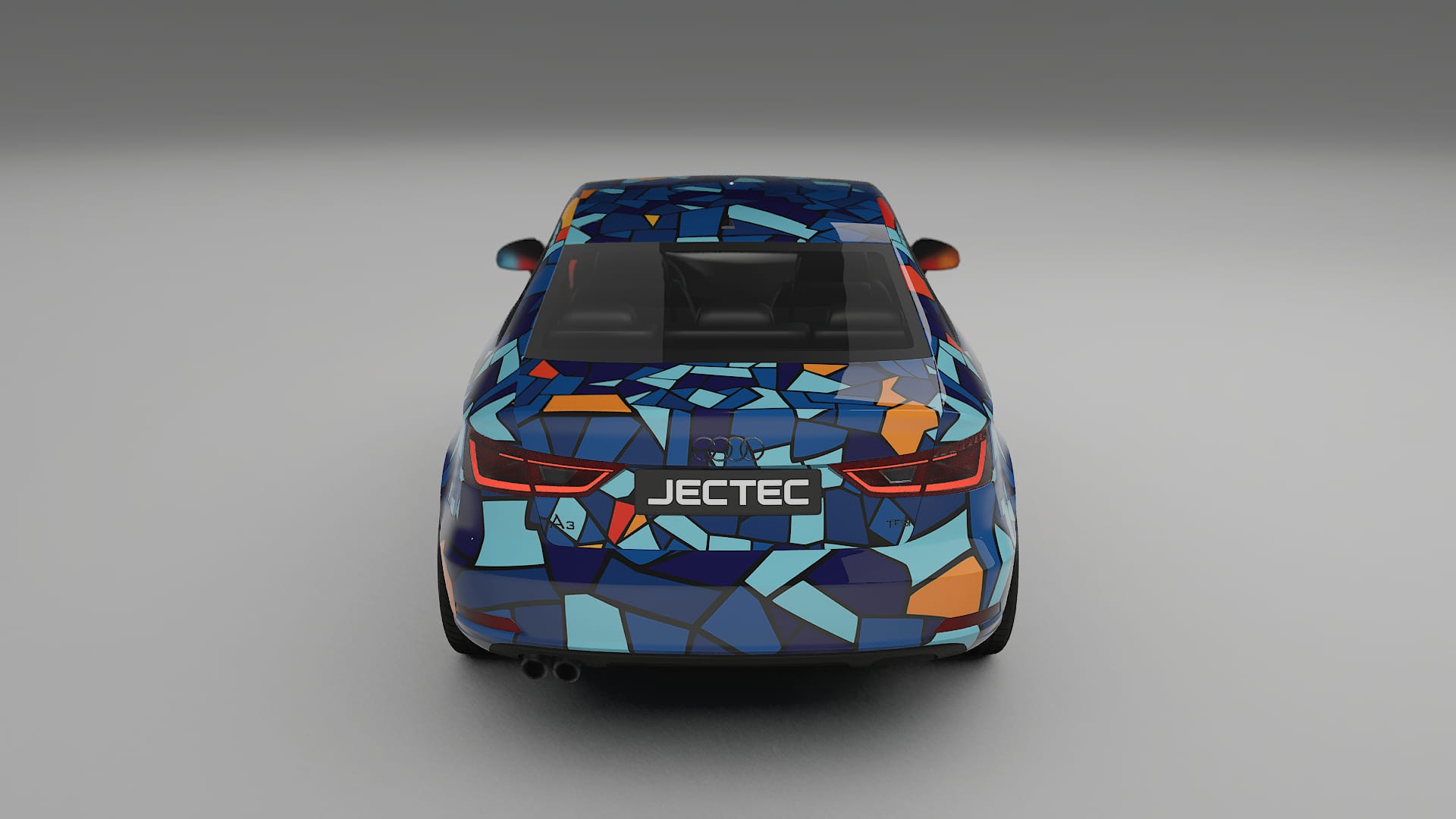 Audi A3 8V sedan prefacelift BARCELONA – Designový Wrap PPF Fólie na auto - tisknutelný polyuretan