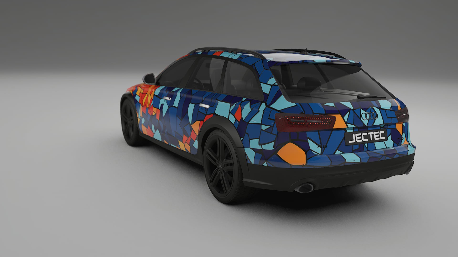 Audi A6 Allroad C7 prefacelift BARCELONA – Designový Wrap PPF Fólie na auto - tisknutelný polyuretan