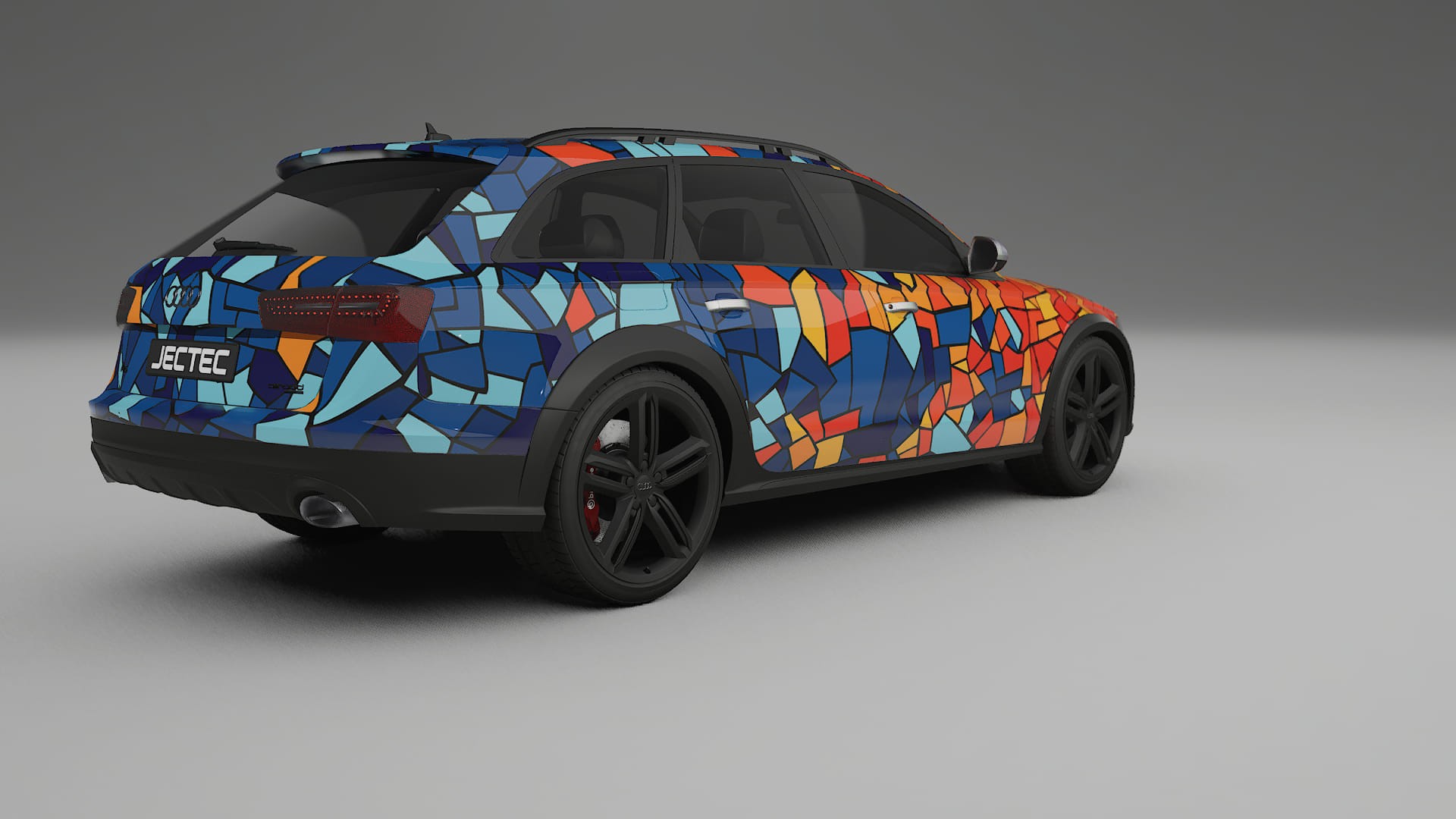 Audi A6 Allroad C7 prefacelift BARCELONA – Designový Wrap PPF Fólie na auto - tisknutelný polyuretan