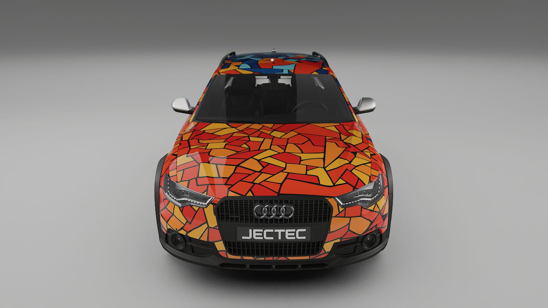 Audi A6 Allroad C7 prefacelift BARCELONA – Designový Wrap PPF Fólie na auto - tisknutelný polyuretan