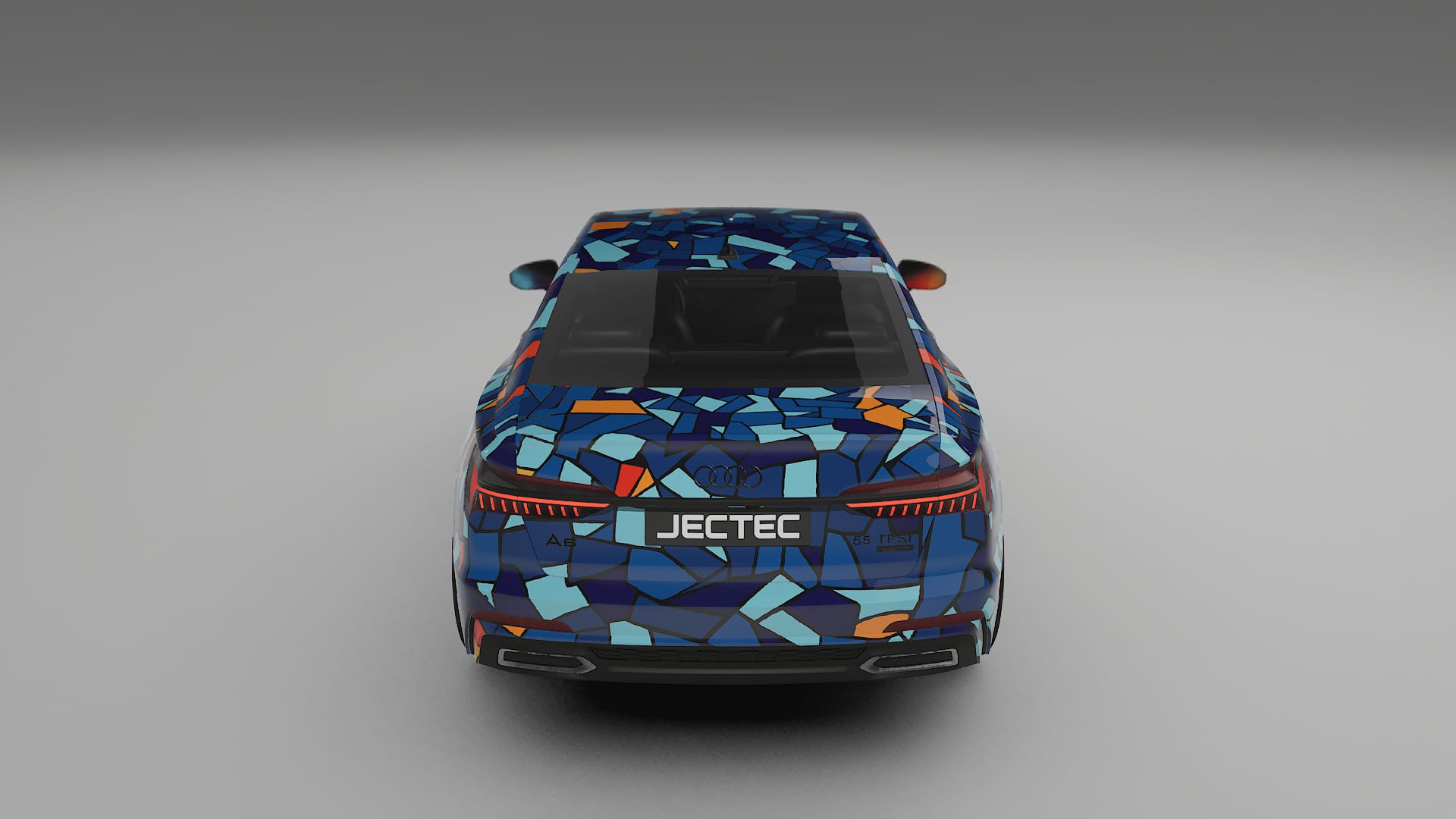 Audi A6 S-Line C8 BARCELONA – Designový Wrap PPF Fólie na auto - tisknutelný polyuretan