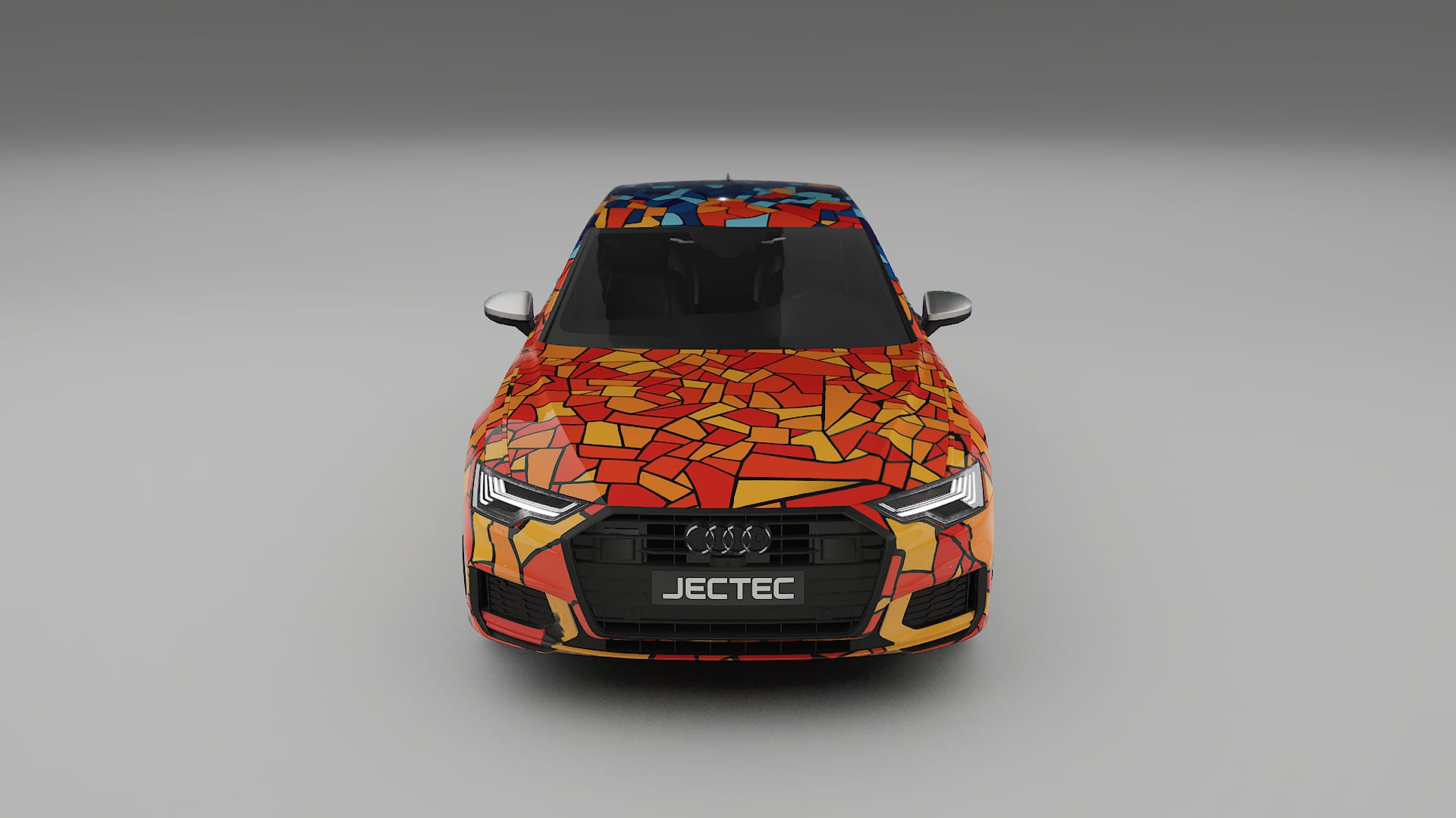 Audi A6 S-Line C8 BARCELONA – Designový Wrap PPF Fólie na auto - tisknutelný polyuretan