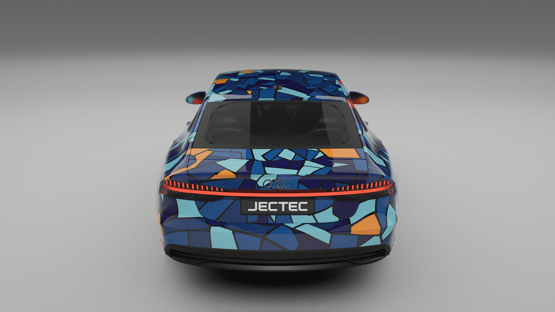 Audi A7 C8 Sportback prefacelift BARCELONA – Designový Wrap PPF Fólie na auto - tisknutelný polyuretan