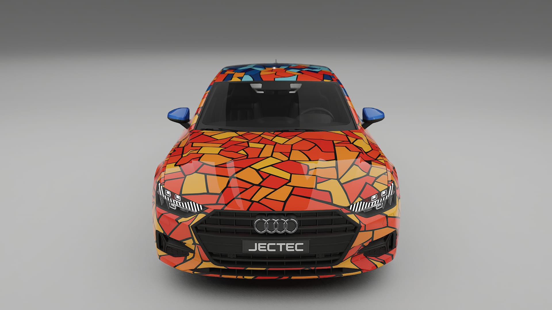 Audi A7 C8 Sportback prefacelift BARCELONA – Designový Wrap PPF Fólie na auto - tisknutelný polyuretan