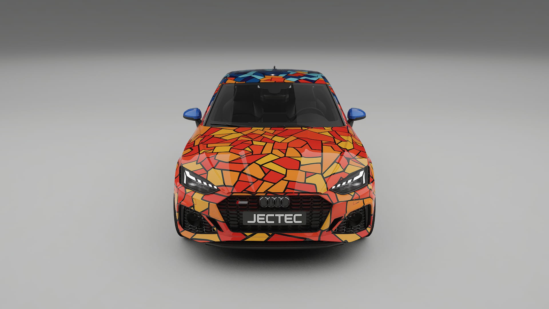 Audi RS5 Coupe B9 facelift BARCELONA – Designový Wrap PPF Fólie na auto - tisknutelný polyuretan