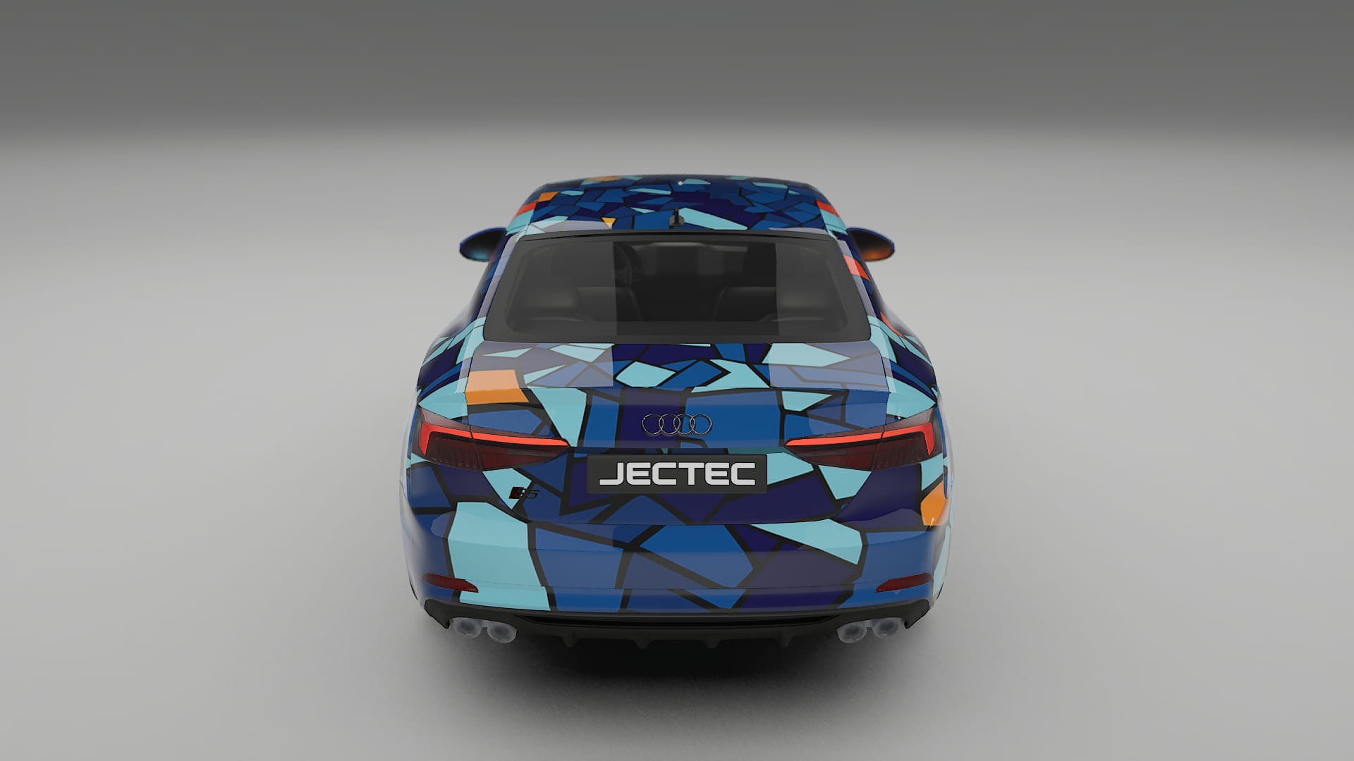 Audi S5 B9 prefacelift BARCELONA – Designový Wrap PPF Fólie na auto - tisknutelný polyuretan