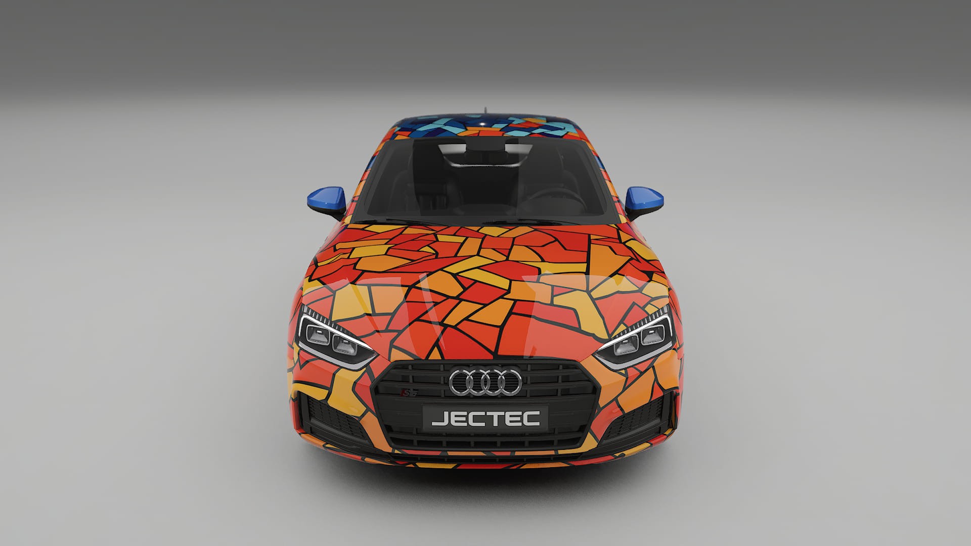 Audi S5 B9 prefacelift BARCELONA – Designový Wrap PPF Fólie na auto - tisknutelný polyuretan
