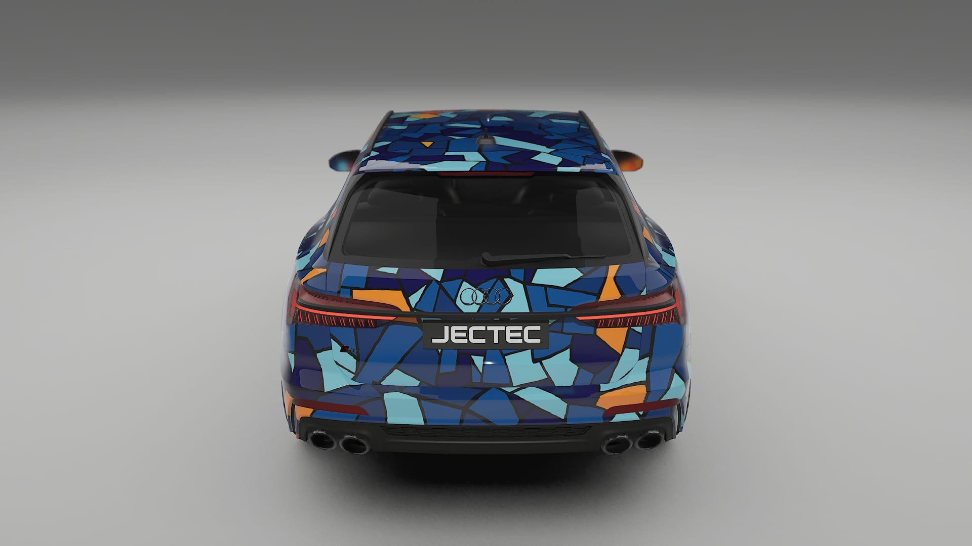 Audi S6 Avant prefacelift C8 BARCELONA – Designový Wrap PPF Fólie na auto - tisknutelný polyuretan