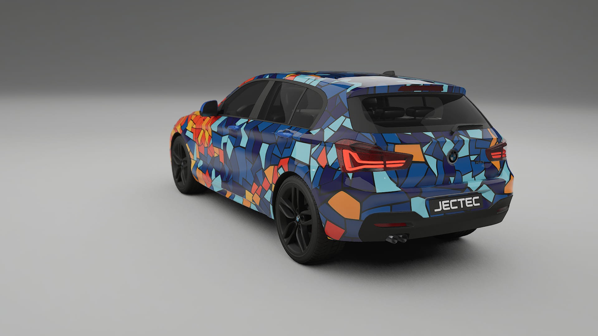 BMW 1 F20 facelift BARCELONA – Designový Wrap PPF Fólie na auto - tisknutelný polyuretan
