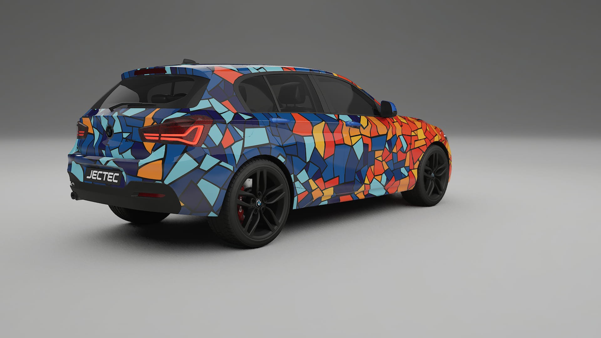 BMW 1 F20 facelift BARCELONA – Designový Wrap PPF Fólie na auto - tisknutelný polyuretan