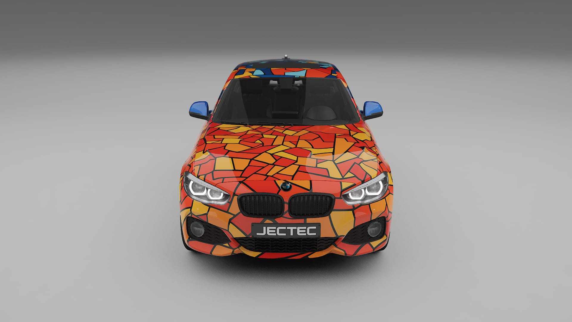 BMW 1 F20 facelift BARCELONA – Designový Wrap PPF Fólie na auto - tisknutelný polyuretan