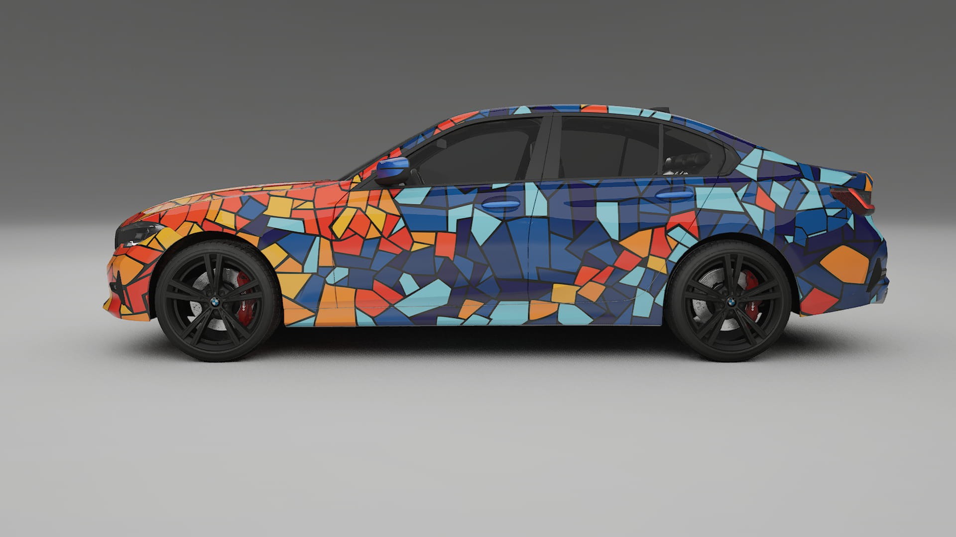BMW 3 G20 prefacelift BARCELONA – Designový Wrap PPF Fólie na auto - tisknutelný polyuretan