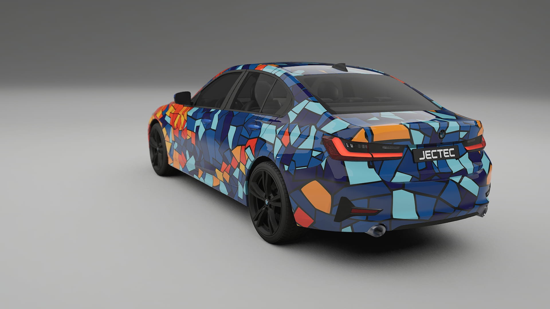 BMW 3 G20 prefacelift BARCELONA – Designový Wrap PPF Fólie na auto - tisknutelný polyuretan
