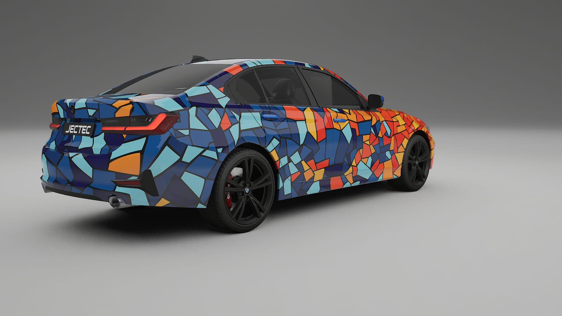 BMW 3 G20 prefacelift BARCELONA – Designový Wrap PPF Fólie na auto - tisknutelný polyuretan