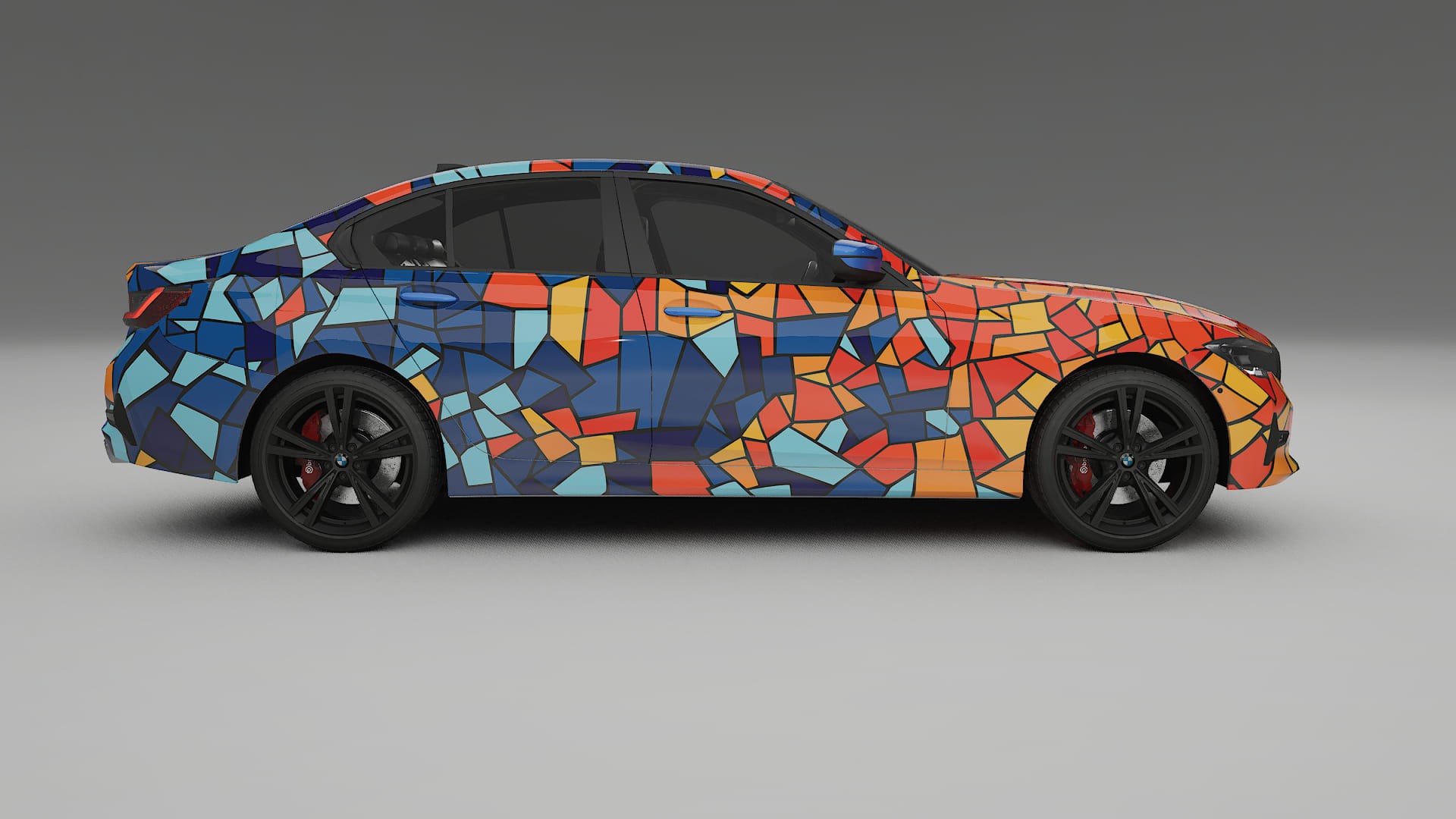BMW 3 G20 prefacelift BARCELONA – Designový Wrap PPF Fólie na auto - tisknutelný polyuretan