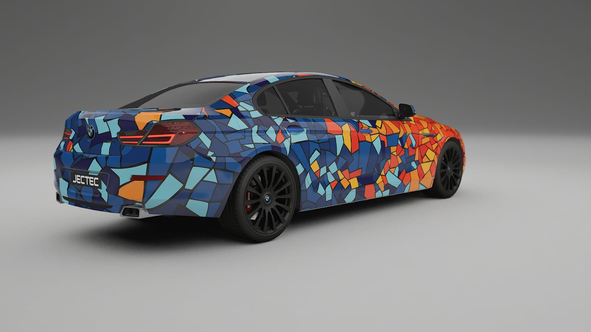 BMW 6 F06 BARCELONA – Designový Wrap PPF Fólie na auto - tisknutelný polyuretan