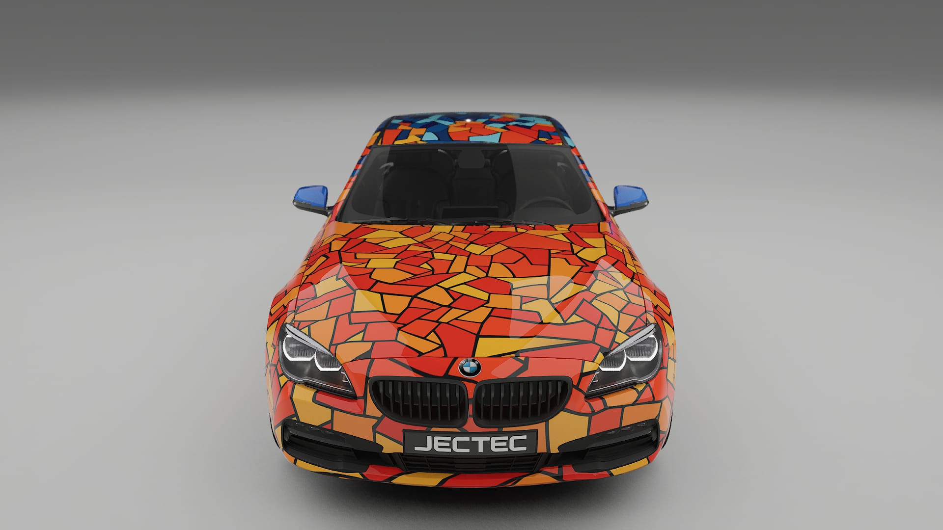 BMW 6 F06 BARCELONA – Designový Wrap PPF Fólie na auto - tisknutelný polyuretan