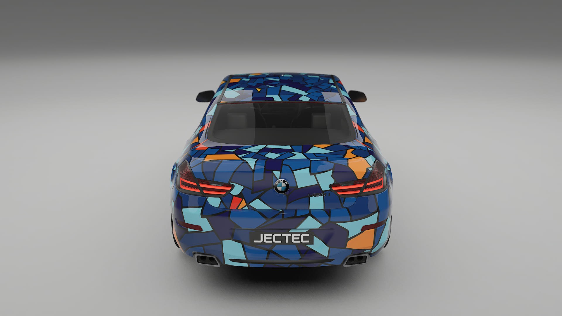 BMW 6 F06 BARCELONA – Designový Wrap PPF Fólie na auto - tisknutelný polyuretan