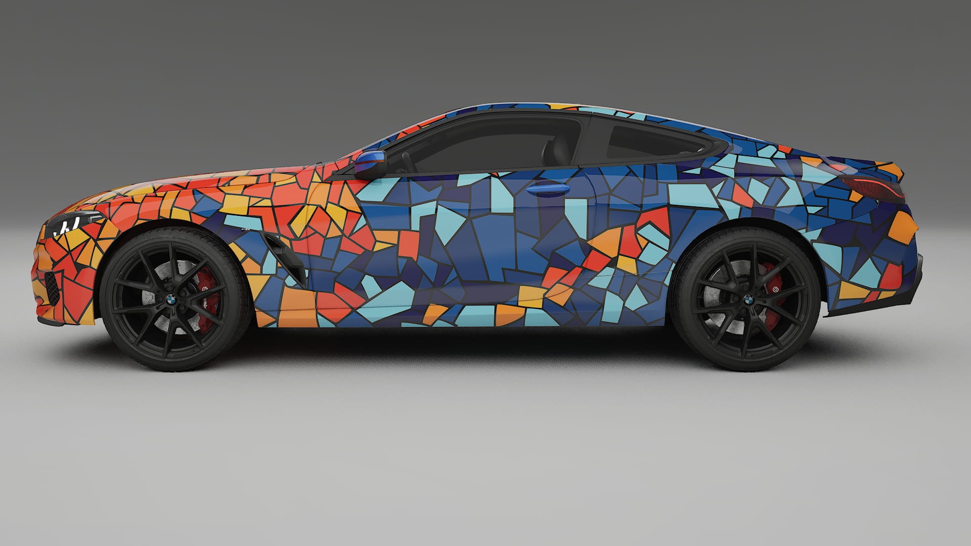 BMW 850 G15 BARCELONA – Designový Wrap PPF Fólie na auto - tisknutelný polyuretan