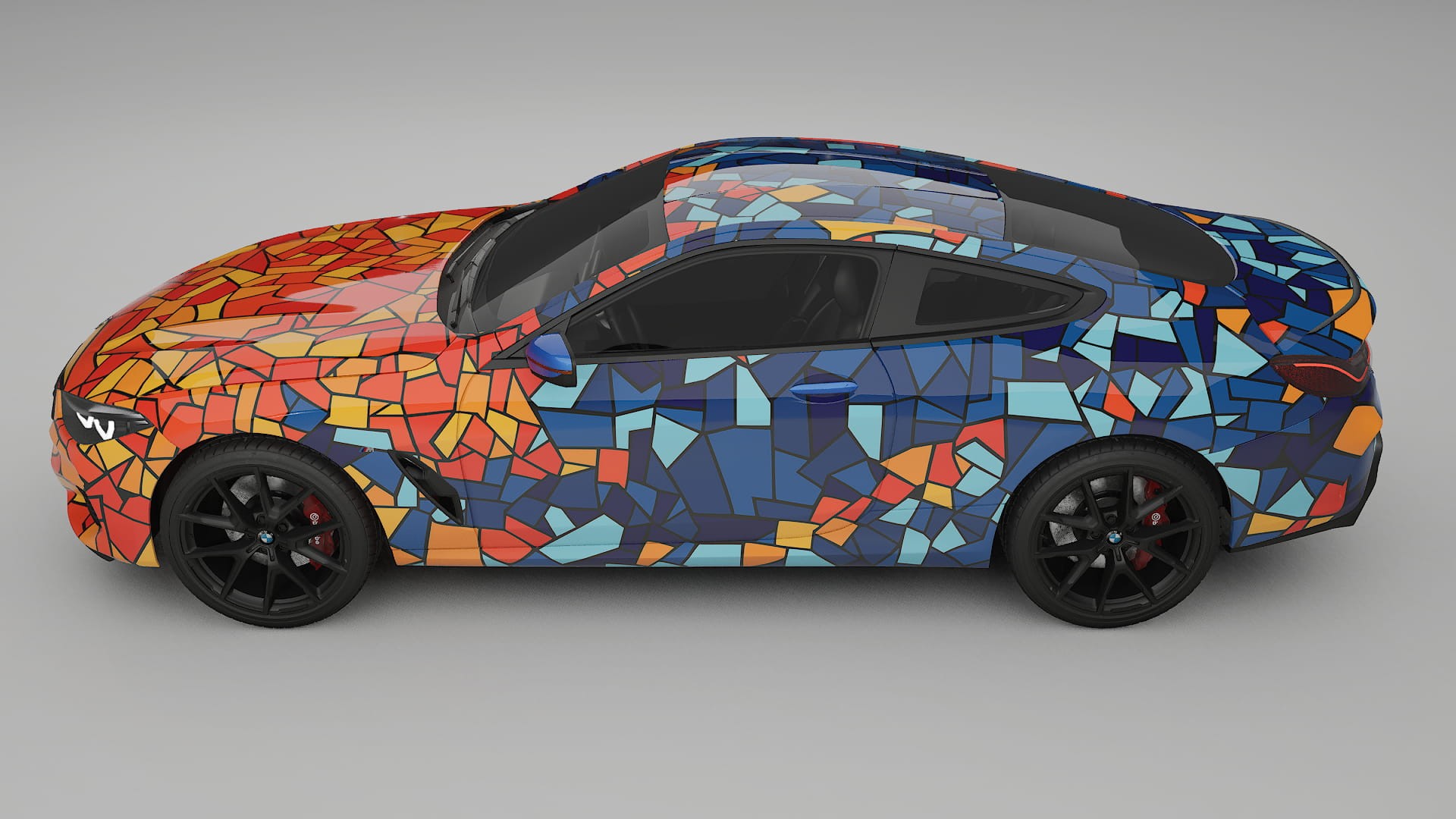 BMW 850 G15 BARCELONA – Designový Wrap PPF Fólie na auto - tisknutelný polyuretan