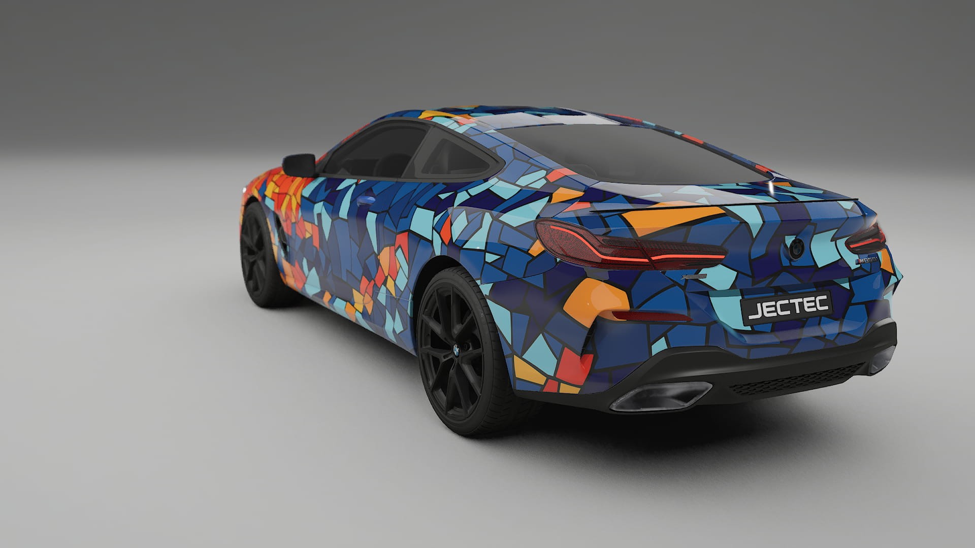 BMW 850 G15 BARCELONA – Designový Wrap PPF Fólie na auto - tisknutelný polyuretan