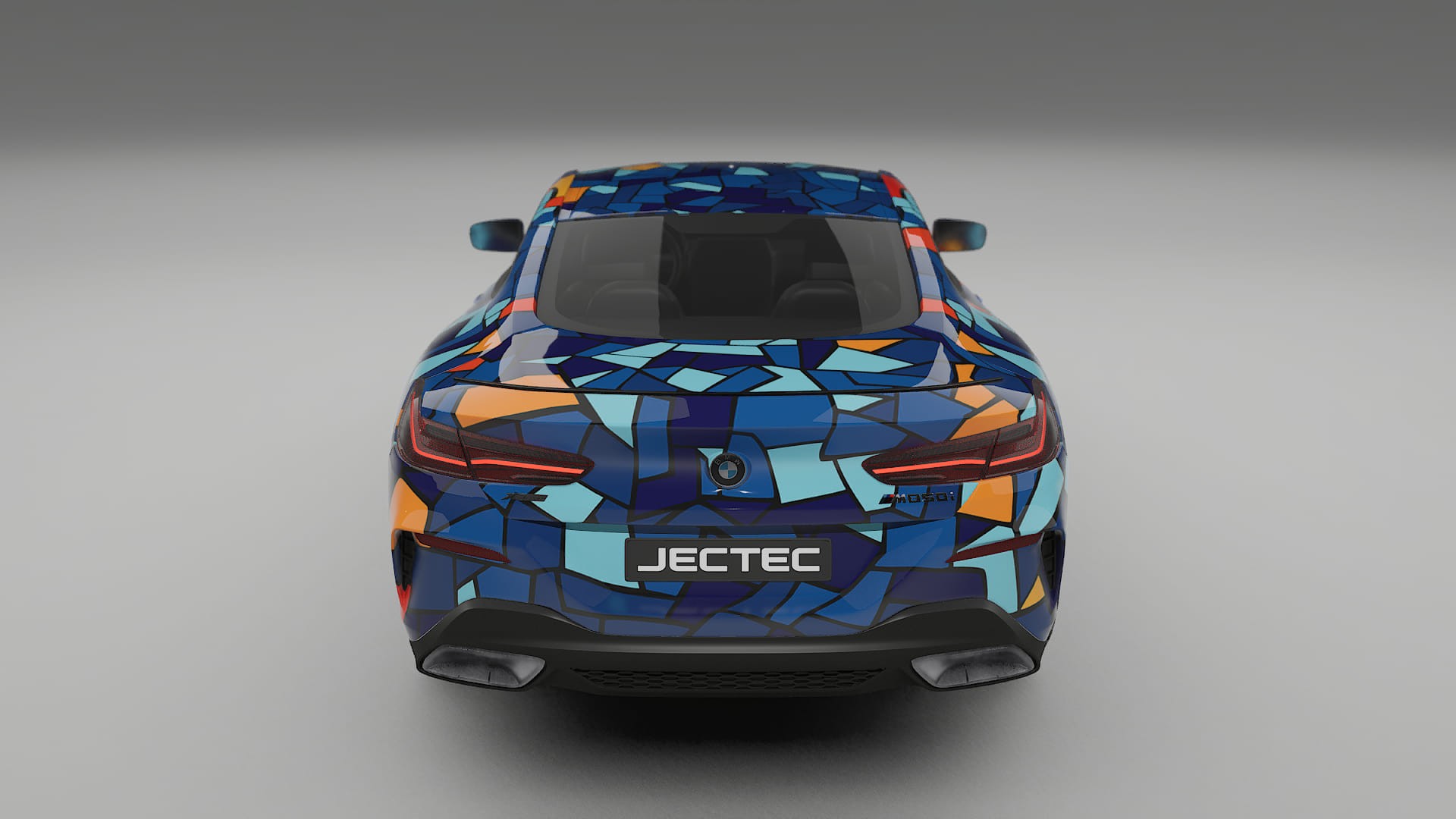 BMW 850 G15 BARCELONA – Designový Wrap PPF Fólie na auto - tisknutelný polyuretan