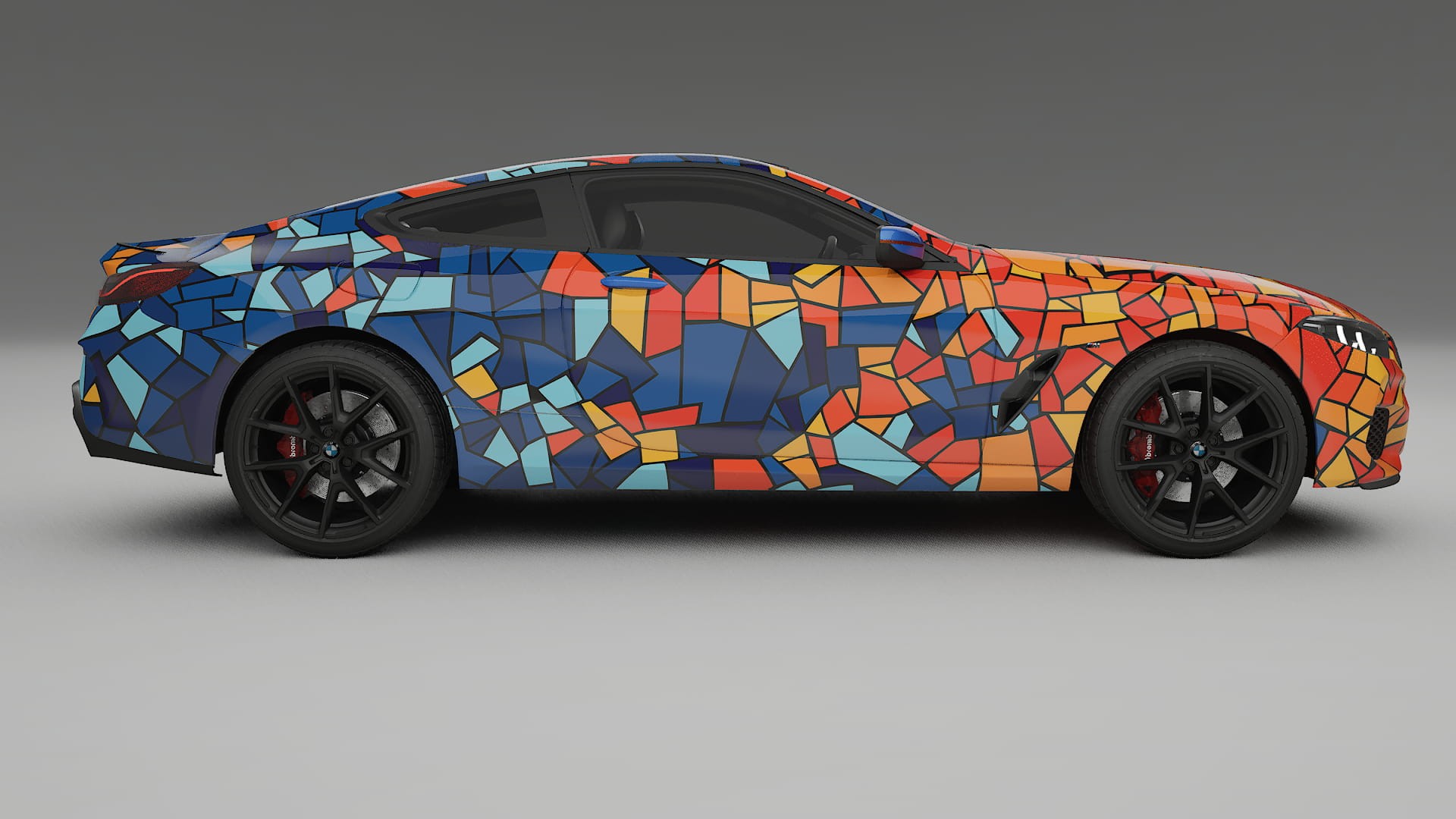 BMW 850 G15 BARCELONA – Designový Wrap PPF Fólie na auto - tisknutelný polyuretan