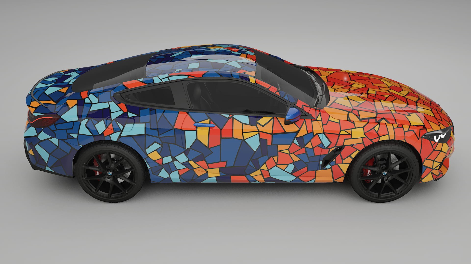 BMW 850 G15 BARCELONA – Designový Wrap PPF Fólie na auto - tisknutelný polyuretan