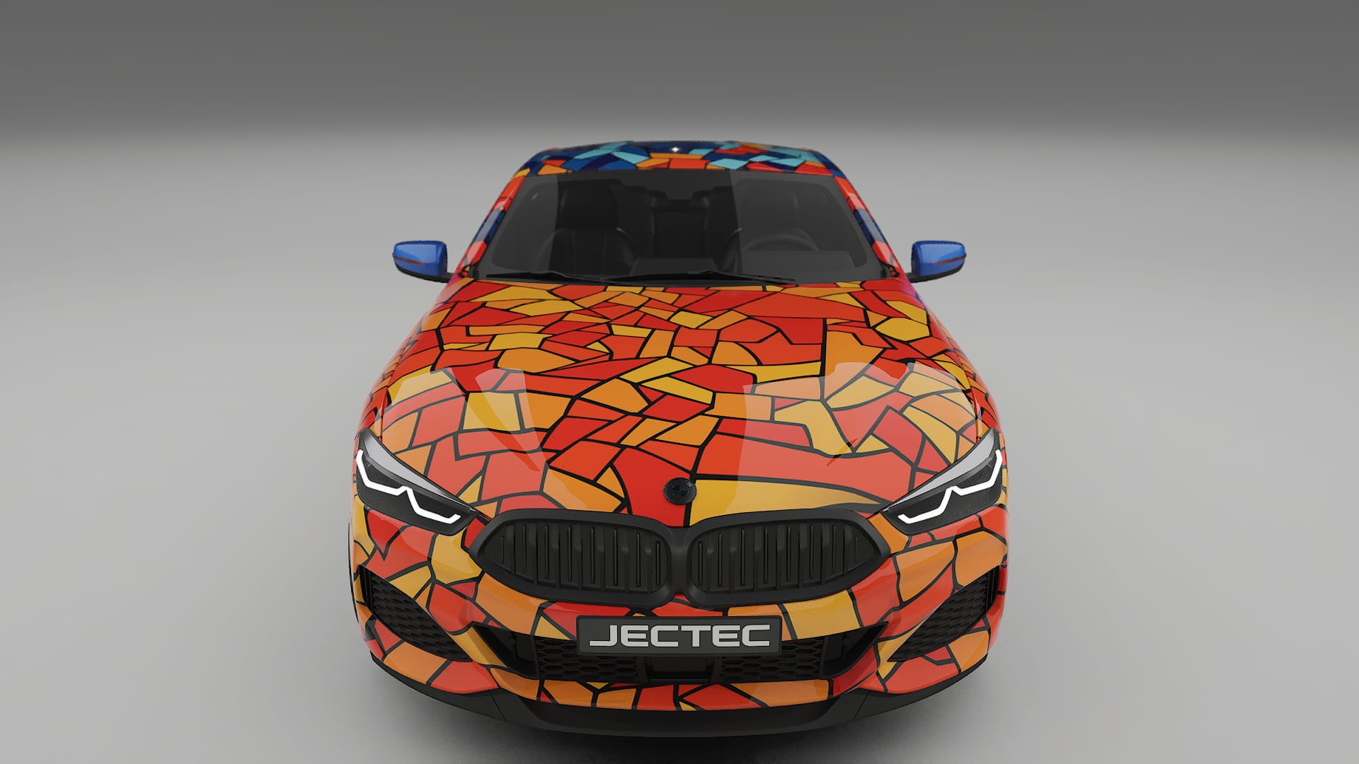 BMW 850 G15 BARCELONA – Designový Wrap PPF Fólie na auto - tisknutelný polyuretan