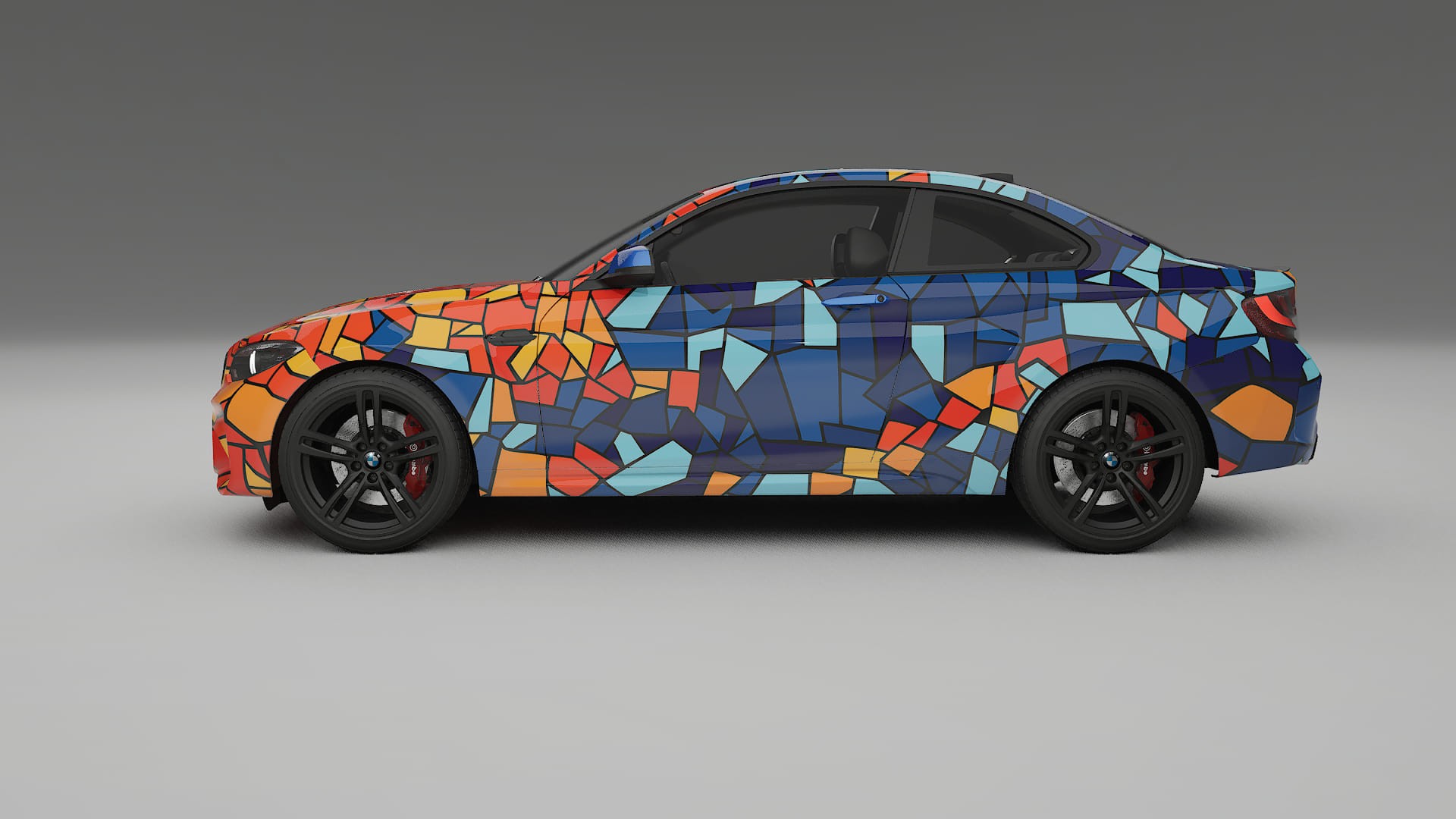 BMW M2 F87 facelift BARCELONA – Designový Wrap PPF Fólie na auto - tisknutelný polyuretan