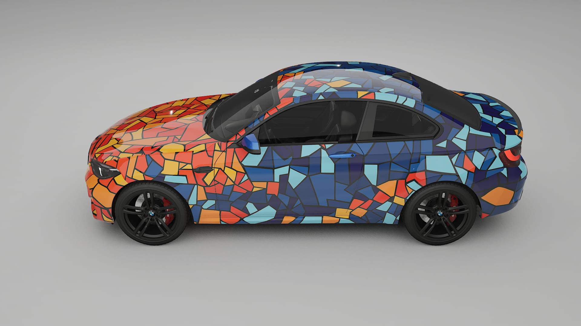 BMW M2 F87 facelift BARCELONA – Designový Wrap PPF Fólie na auto - tisknutelný polyuretan