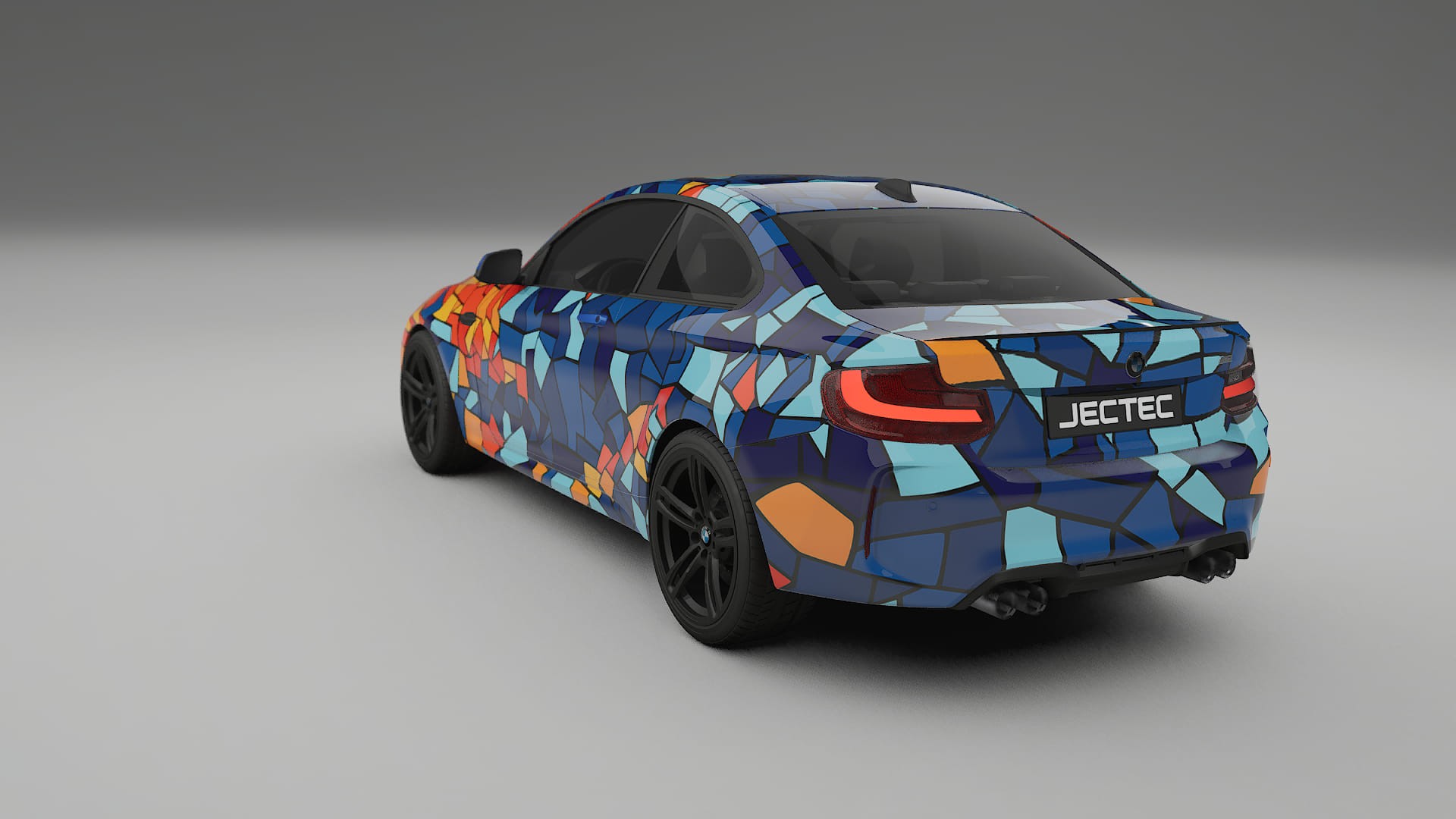 BMW M2 F87 facelift BARCELONA – Designový Wrap PPF Fólie na auto - tisknutelný polyuretan