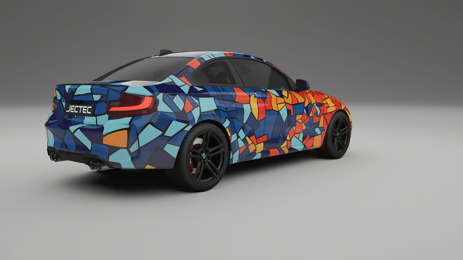 BMW M2 F87 facelift BARCELONA – Designový Wrap PPF Fólie na auto - tisknutelný polyuretan