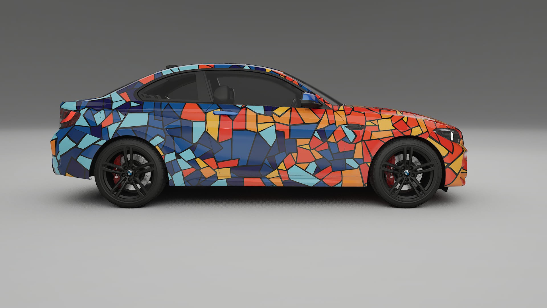 BMW M2 F87 facelift BARCELONA – Designový Wrap PPF Fólie na auto - tisknutelný polyuretan