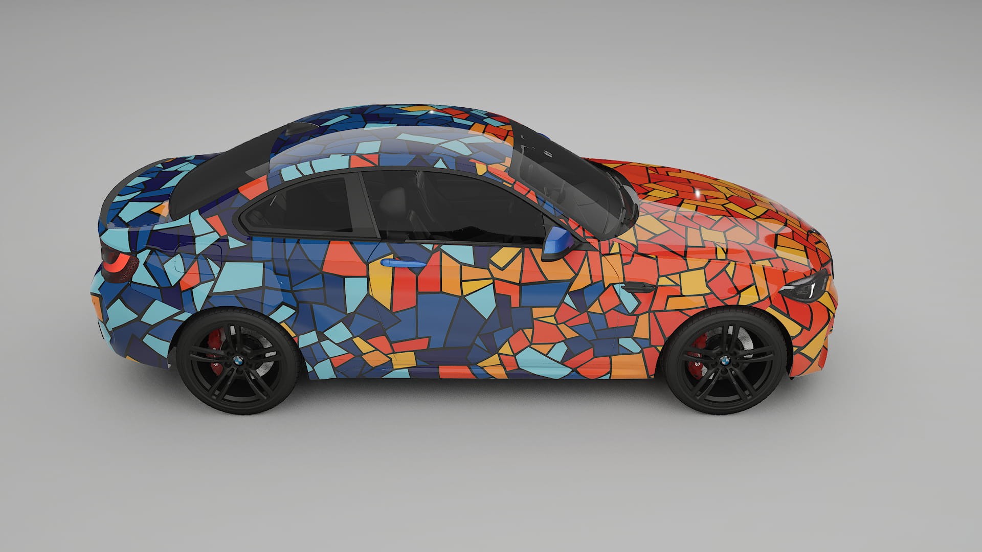 BMW M2 F87 facelift BARCELONA – Designový Wrap PPF Fólie na auto - tisknutelný polyuretan
