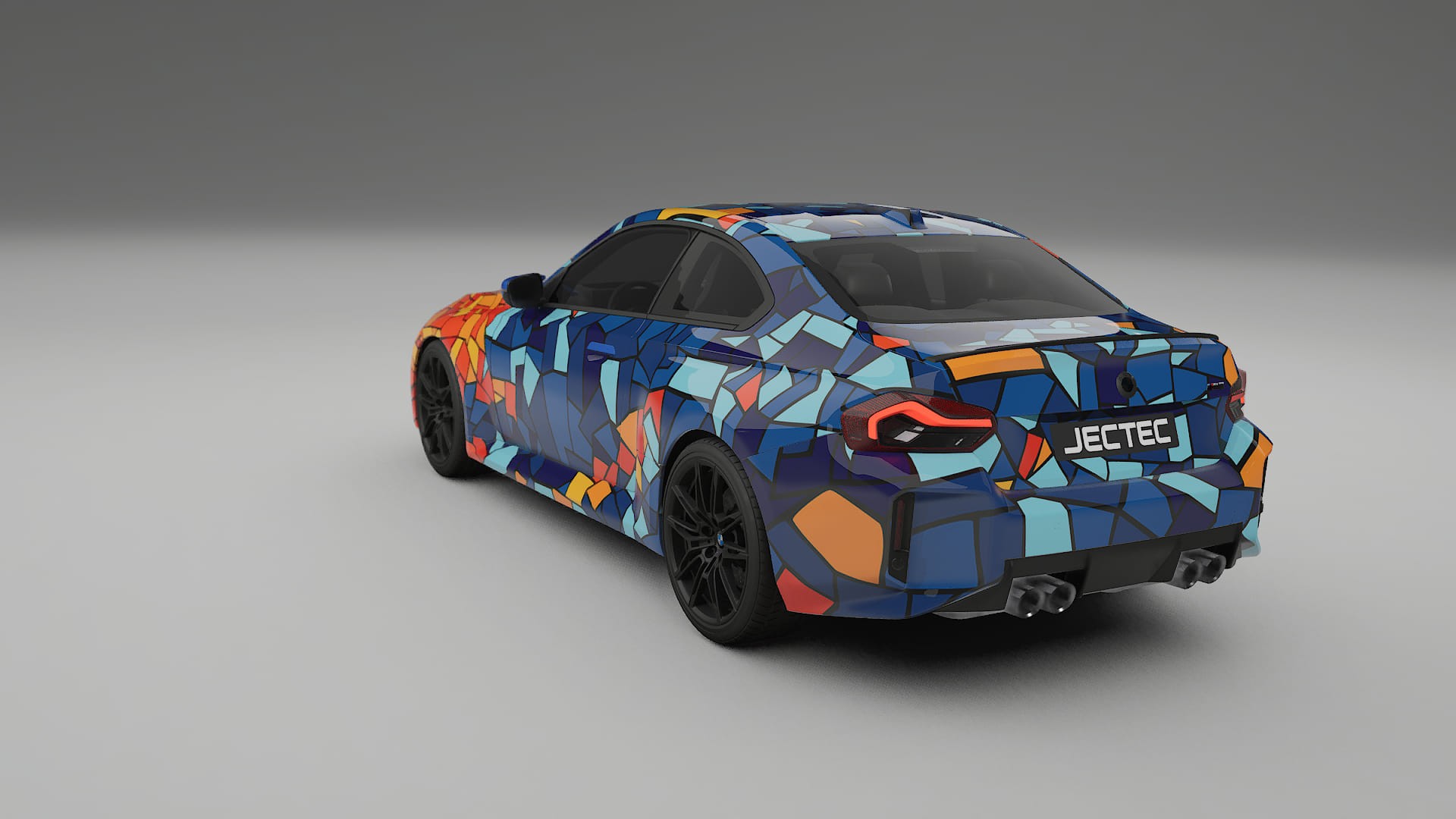 BMW M2 G87 BARCELONA – Designový Wrap PPF Fólie na auto - tisknutelný polyuretan