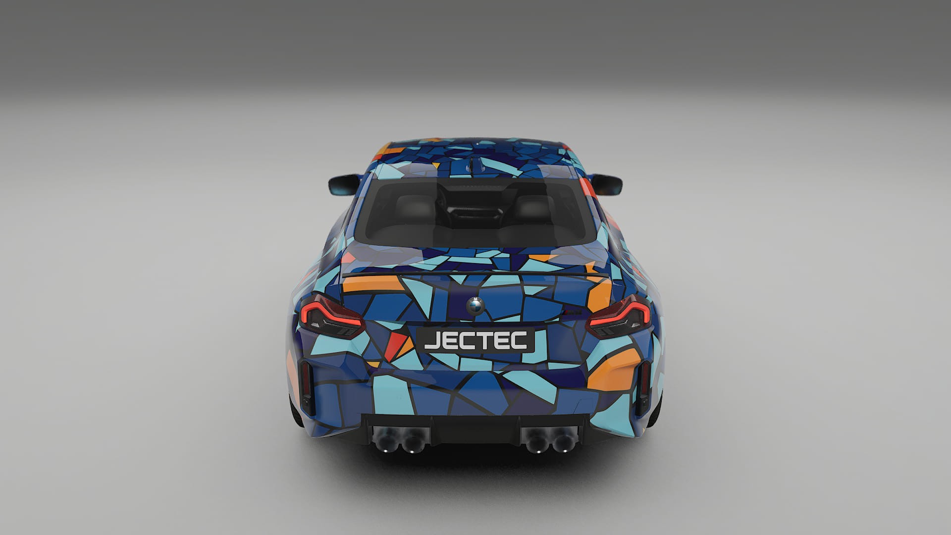 BMW M2 G87 BARCELONA – Designový Wrap PPF Fólie na auto - tisknutelný polyuretan