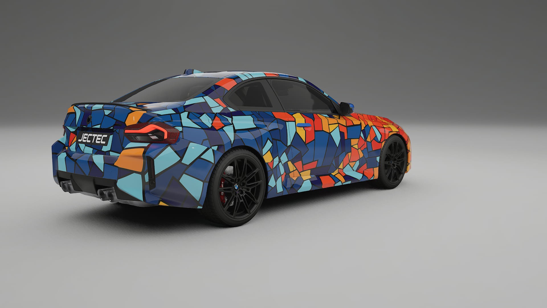 BMW M2 G87 BARCELONA – Designový Wrap PPF Fólie na auto - tisknutelný polyuretan