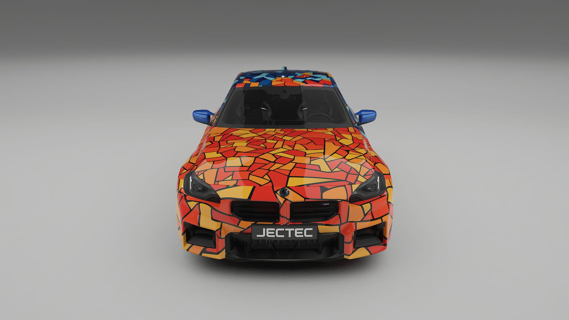 BMW M2 G87 BARCELONA – Designový Wrap PPF Fólie na auto - tisknutelný polyuretan